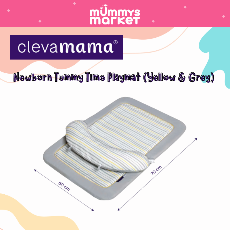 Clevamama Newborn Tummy Time Playmat